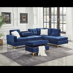 New Sectional + Ottoman 