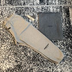 ESSENTIALS FEAR OF GOD SWEAT PANTS Dark Oatmeal (S22) Size Large