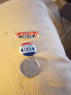 Nixon/ Lodge campaign badges