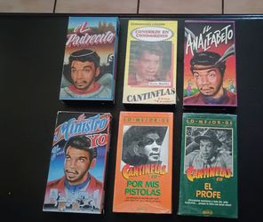 Cantinflas VHS Tape Collection – Set of 6