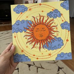 Handcrafted Boho Acrylic Painting 