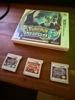 Pokémon Omega Ruby, Moon, and Y 3DS Games