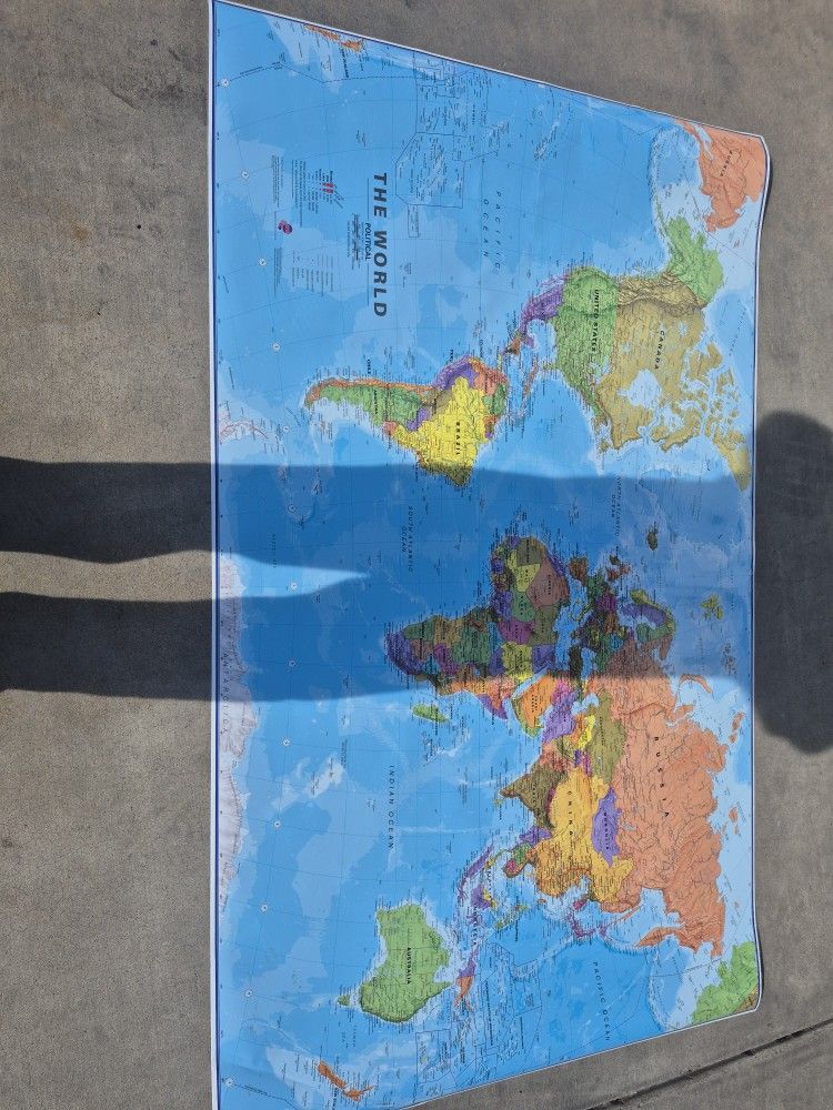Map Of The World $20.00