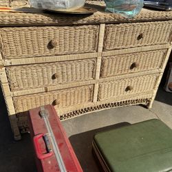 Rattan Dresser Large,  $40