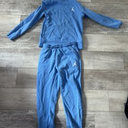 Jordan blue tracksuit youth large