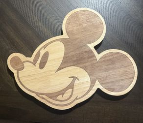 Mickey Mouse Wooden Cutting Board