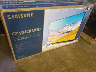 TV samsung 55", 4k, TU8000, 2020 Model, HDR, Cristal Color, Excellent