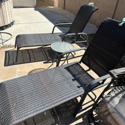 Pool Lounger Chairs X 2