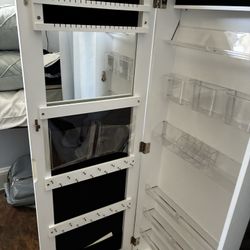 Mirror Jewelry Cabinet 