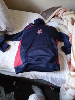 Official Cleveland Indians Nike  Fit Dry Hoodie  