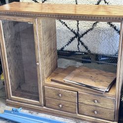 Oak Cabinet 