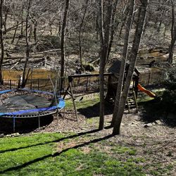 Free Swing Set And Trampoline 