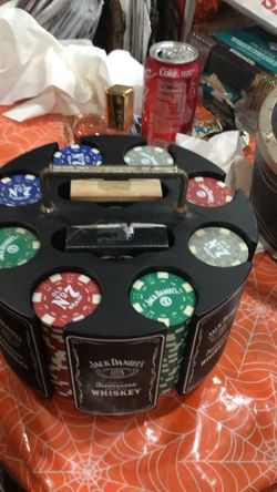 Vintage Original Jack Daniel’s Poker Chips Complete 