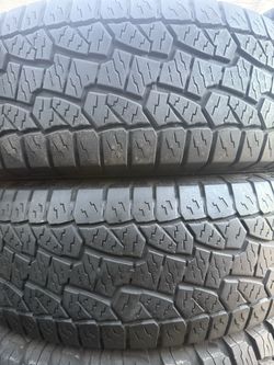 2 used tires 265/75r16  🤑free installation and balance ‼️👌financing available