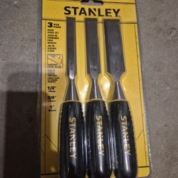Stanley 3-piece Wood Chisel Set