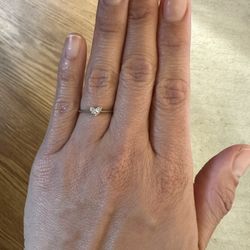 Heart Engagement Ring/ Promise Ring