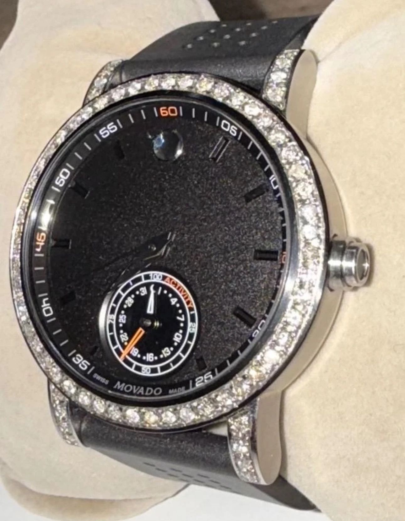 Movado Museum Sport w/Diamond Bezel