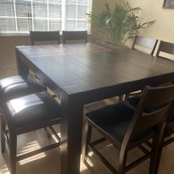 8 Person Wooden Table