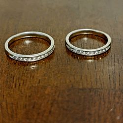 2 Female Wedding Bands 