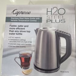 Caress H2O Steel Plus Stovetop Water Kettle