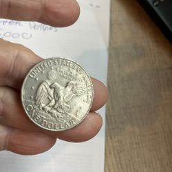 I Have For Sale A One Silver Dollar Of President Eisenhower Eagles Copper Silver Dollar Used For 4000