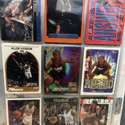 Allen Iverson  Basketball Card Lot (17 Cards)