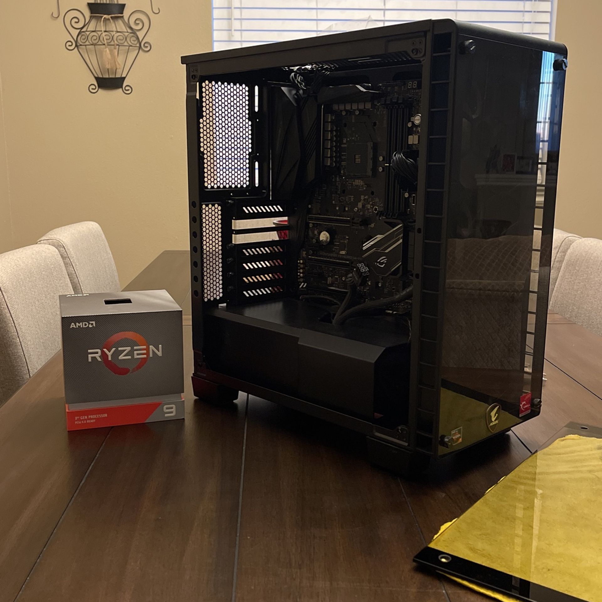 Bare Bones Gaming PC w/ Ryzen 9 Cpu, X470 Motherboard, Evga Supernova