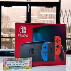 Nintendo Switch V2 Gaming Console New- Pay $5 today and pay the rest later -