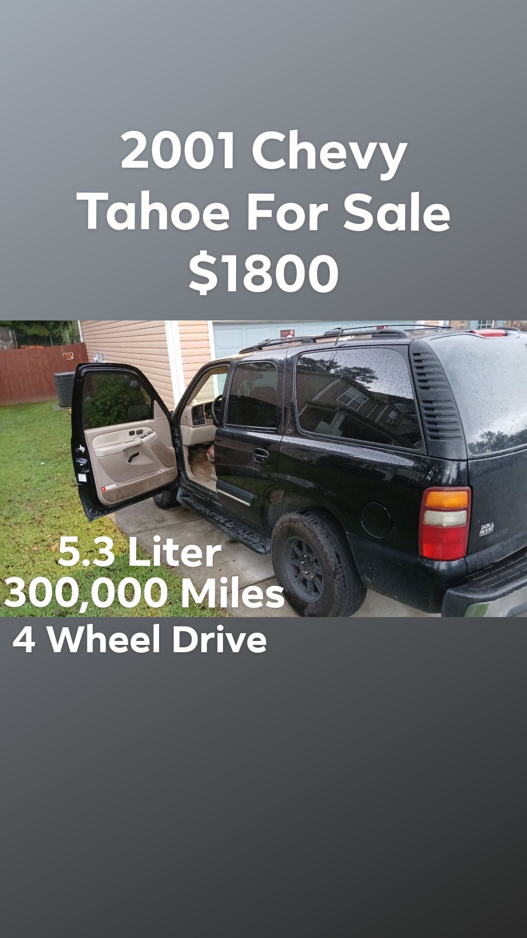 2001 Chevrolet Tahoe