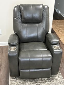Leather Power Recliner
