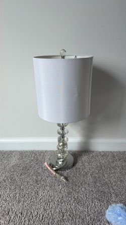 Crystal ball table lamp