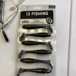 13 Fishing 3.5” Churro Swimbaits $2.19 