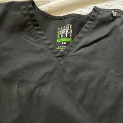 Black Scrub Top