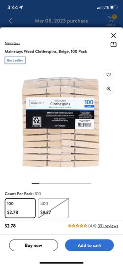100 clothespin