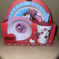 Hello Kitty Kid Plate Set 