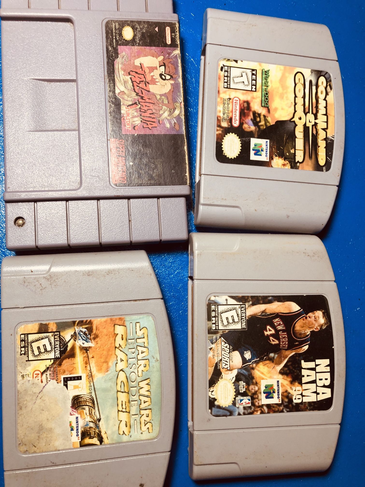Super Nintendo And N64 games