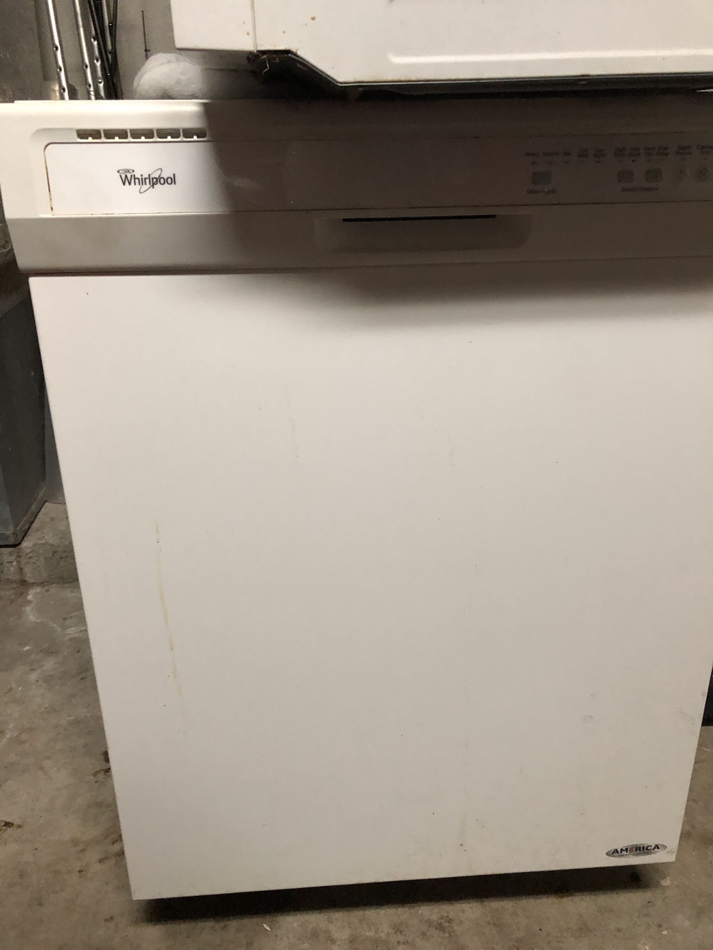 Make a offer. Whirlpool dishwasher and microwave over range