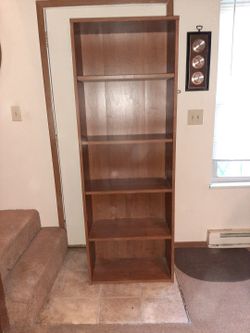 Wood Shelf Cabinet 7 Feet Tall