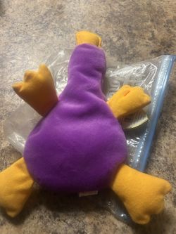 Patti the platypus rare  collectible 1993 beanie baby