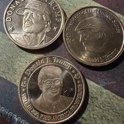 Donald Trump Copper Color Coins 