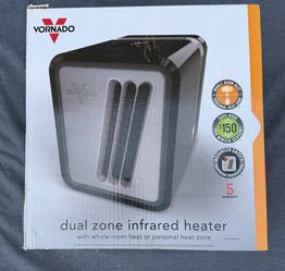 Vornado Infrared Heater Dual Zone Whole Room Heater NEW