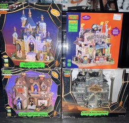 Rare Lemax Spooky Town Halloween Houses