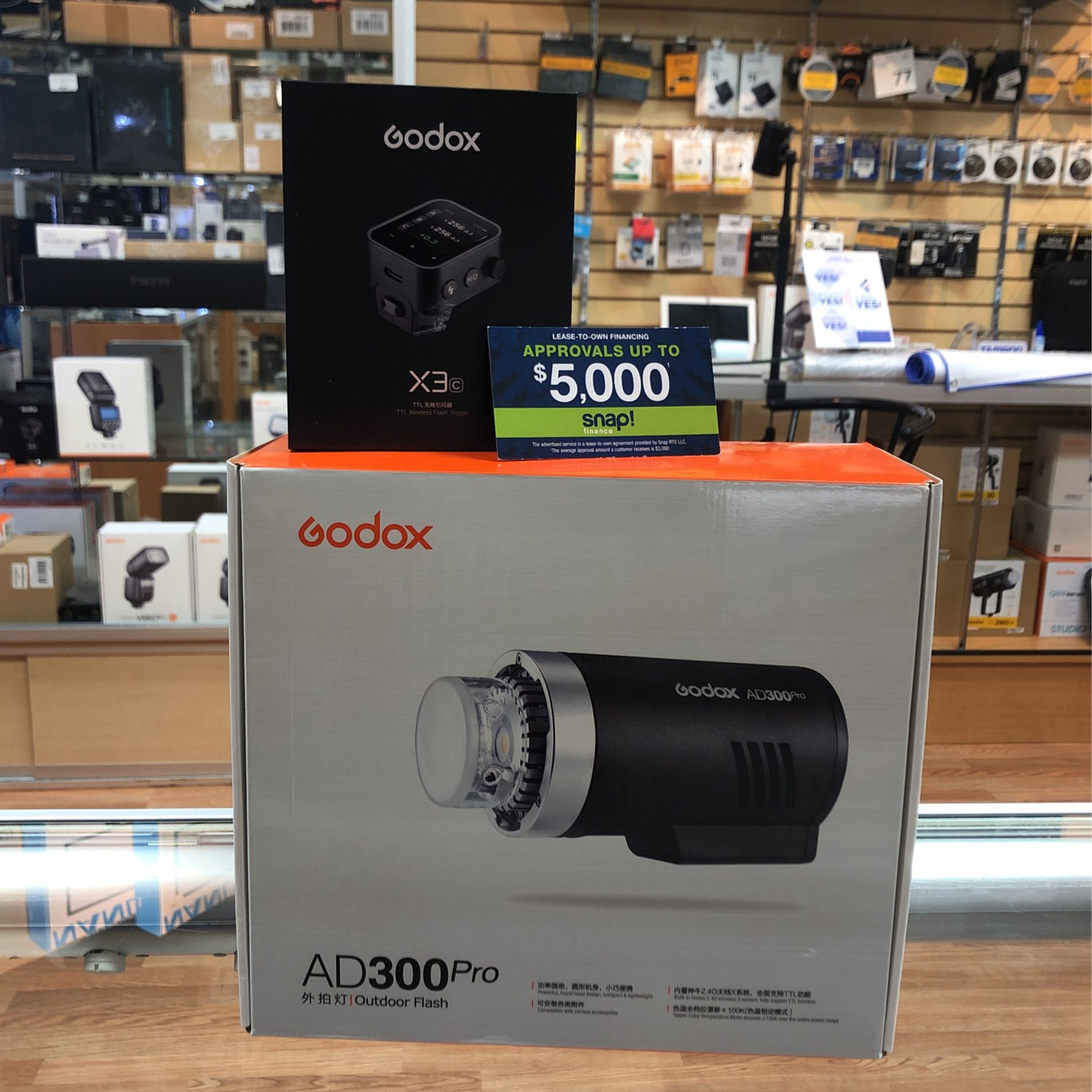 Godox AD300 Pro With Wireless Trigger Godox X3 