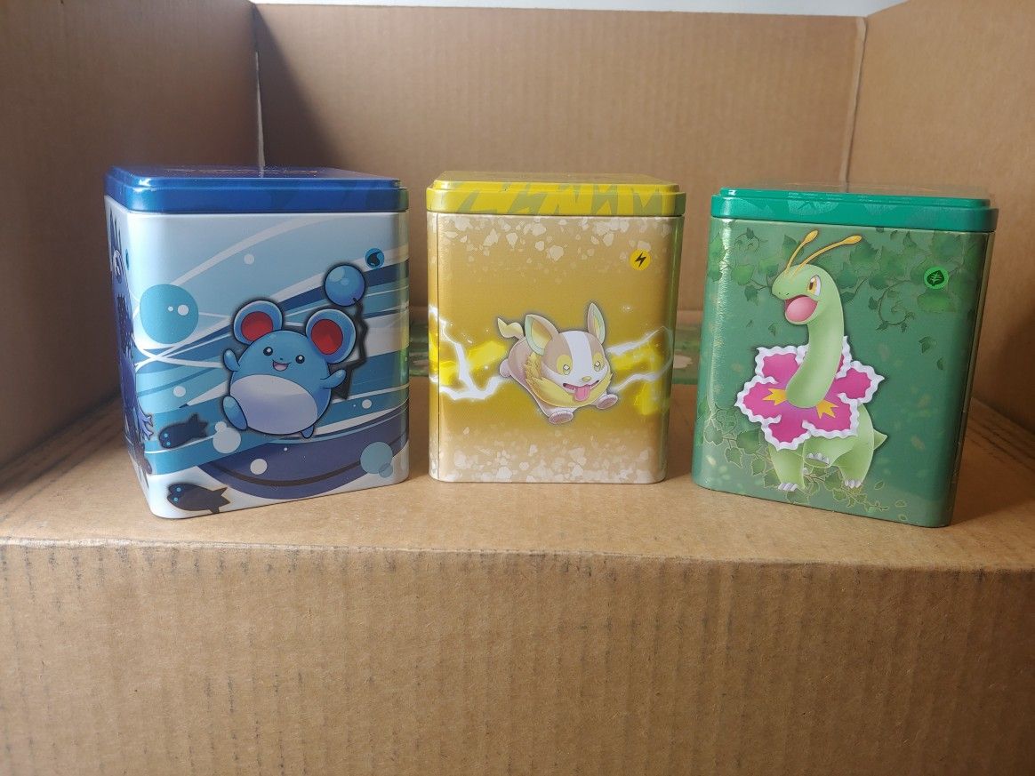 FORTY FOUR EMPTY Pokemon Tins for Sale in Maple Valley, WA OfferUp