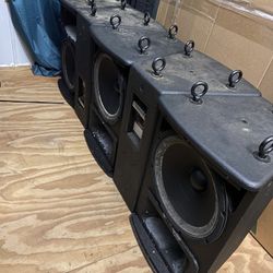 JBL Loud Speakers (5) 12 Inch Cabinets