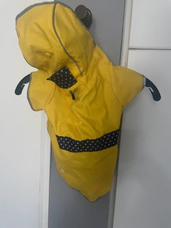 Dog rain coat size medium reversible