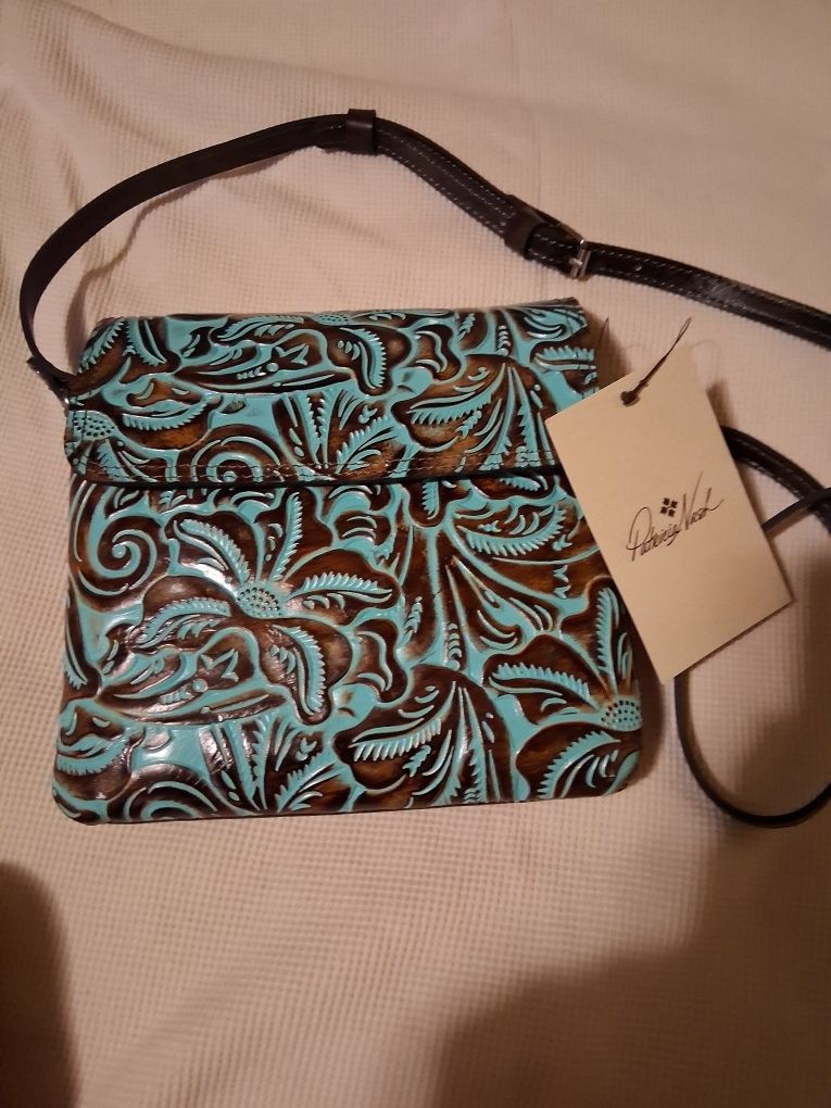Patricia NASH Crossbody Turquoise Bag