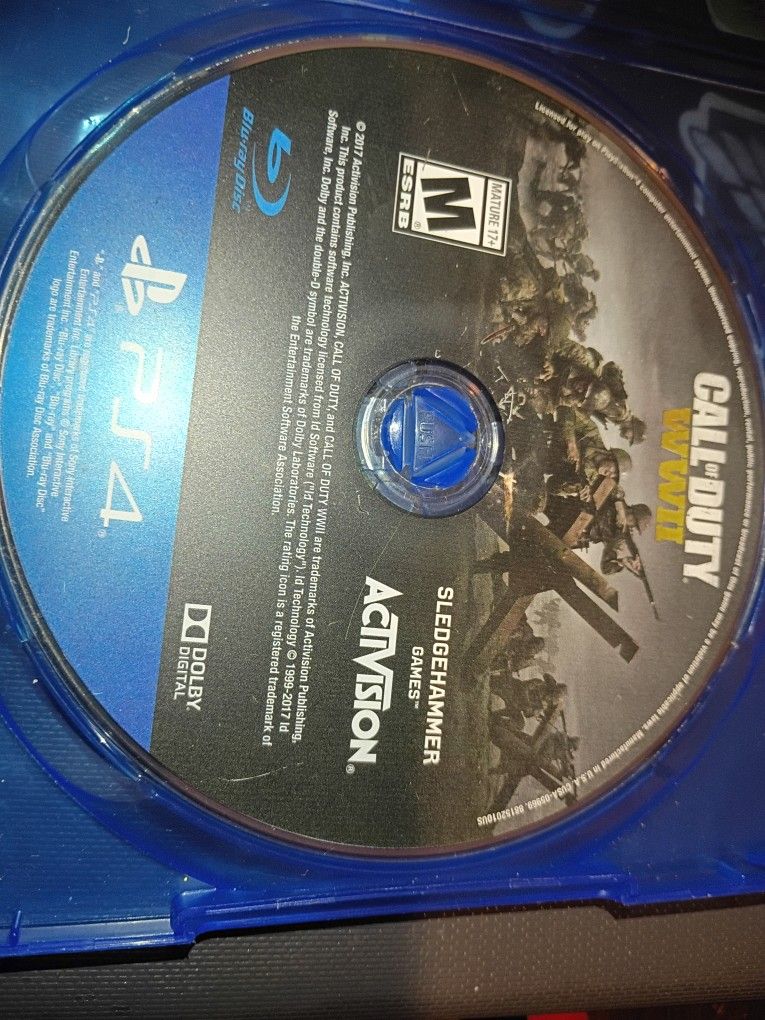 PS4 Call Of Duty WWII