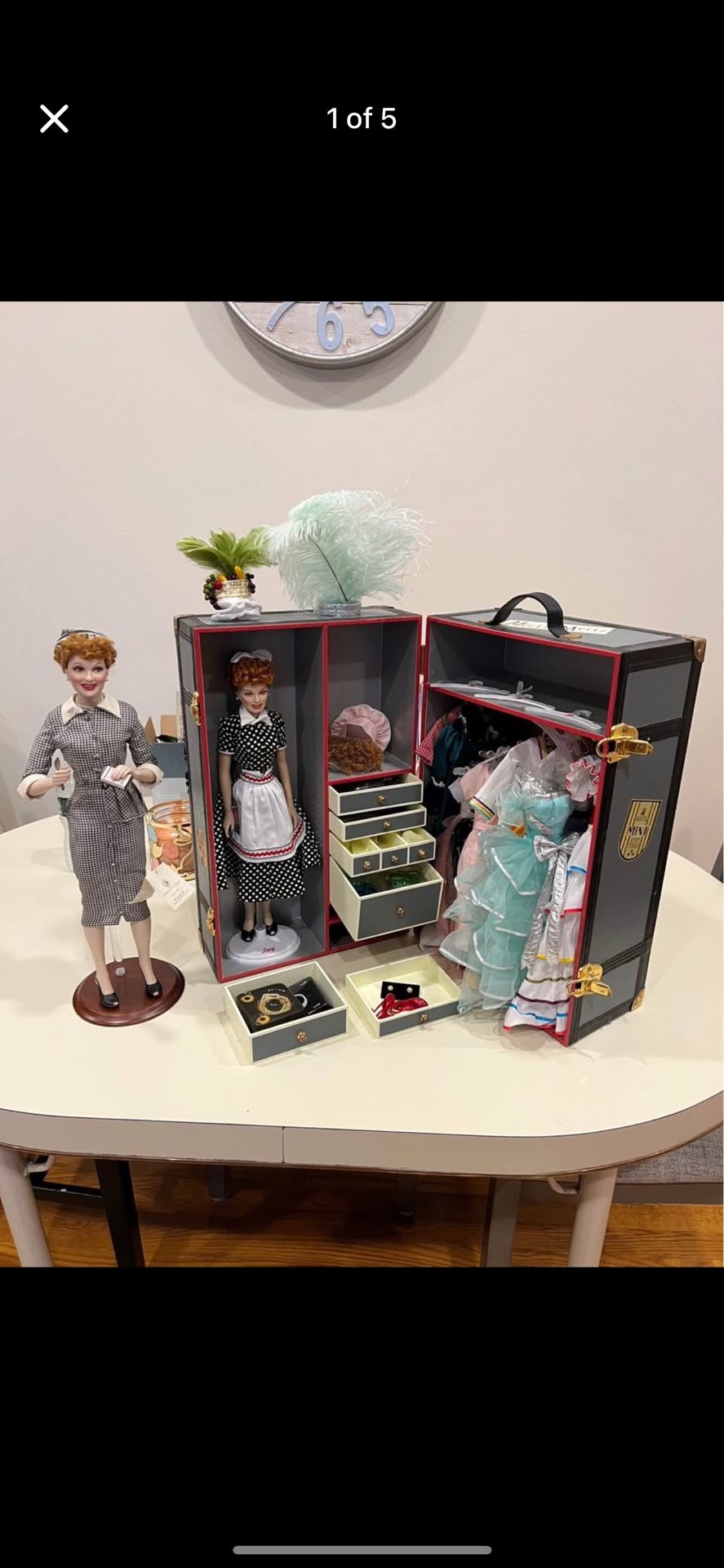 Franklin Mint - Vintage I Love Lucy Trunk Case