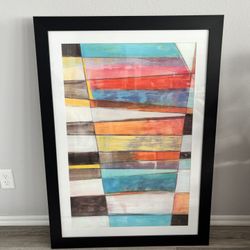 Contemporary Wall Art Canvas Painting Decor With Frame